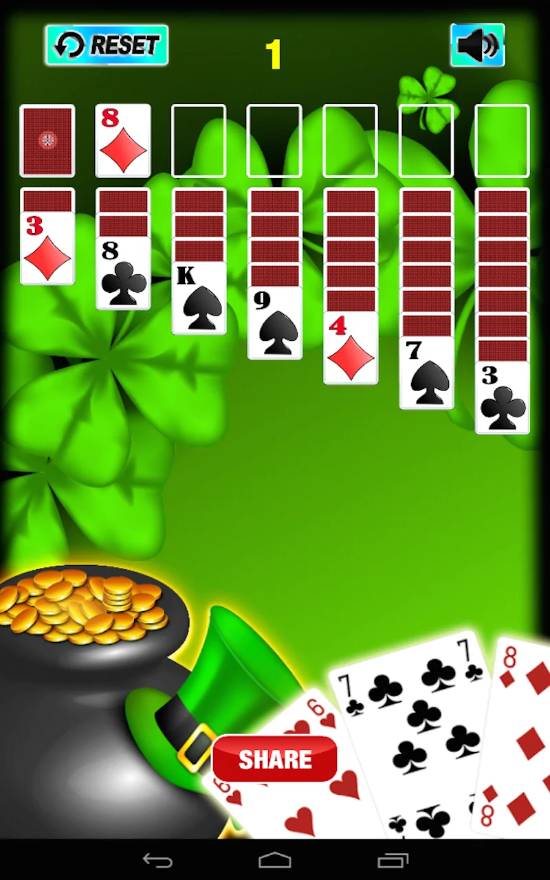 Klondike solitaire flip 3